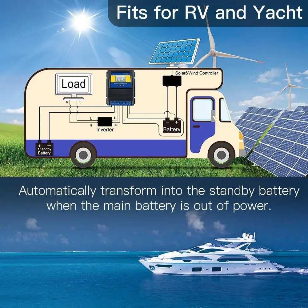 Автоматика Automatic System 50A DC 12/24/48V, AC 110V 220V on/off grid