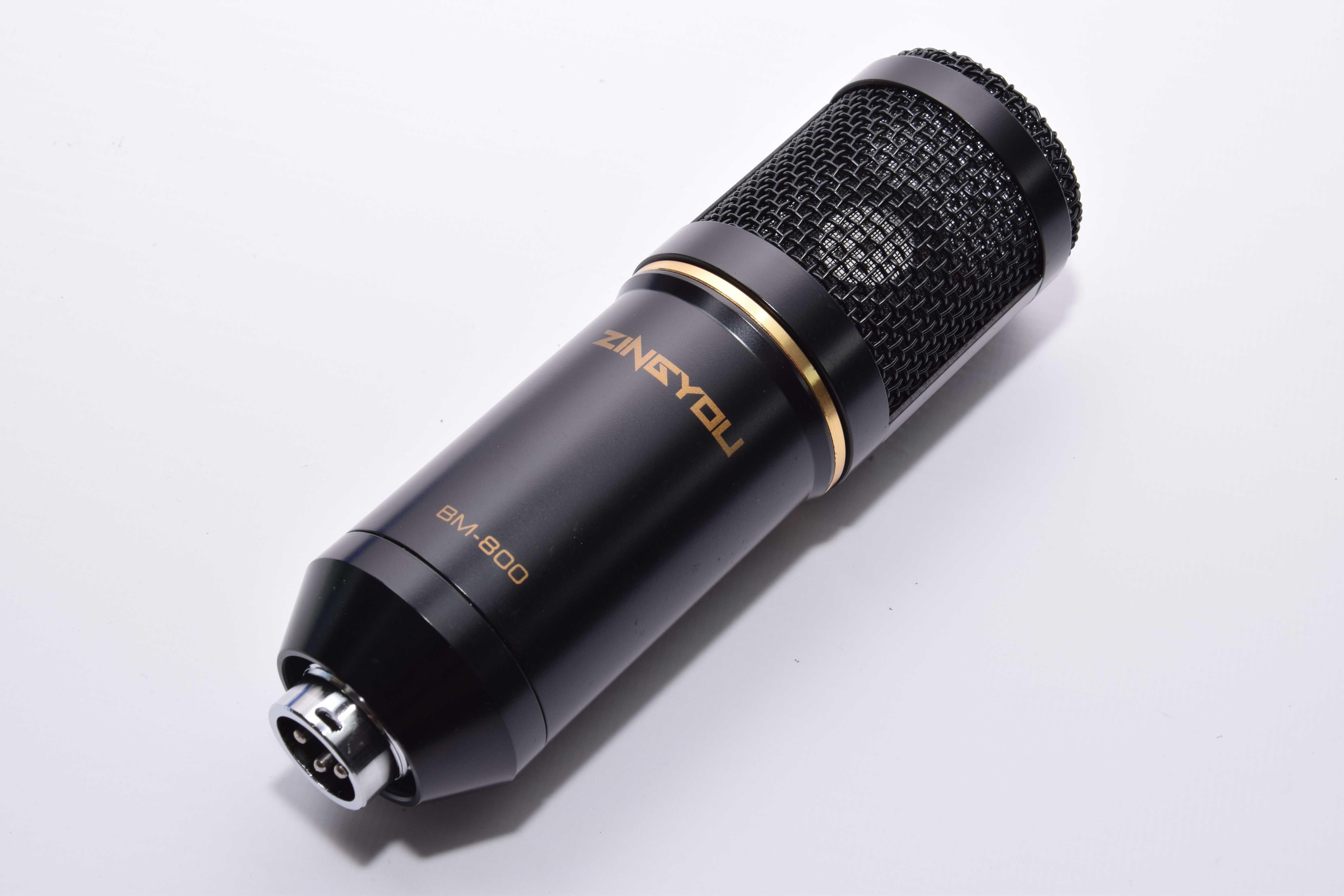 Мікрофон конденсаторний ZINGYOU BM-800 (Black/Gold) #17318