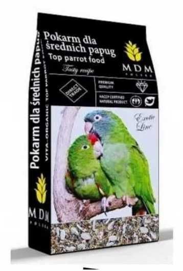 Pokarm Mieszanka dla Papug Średnich MDM 10 kg Proso Słonecznik Konopie