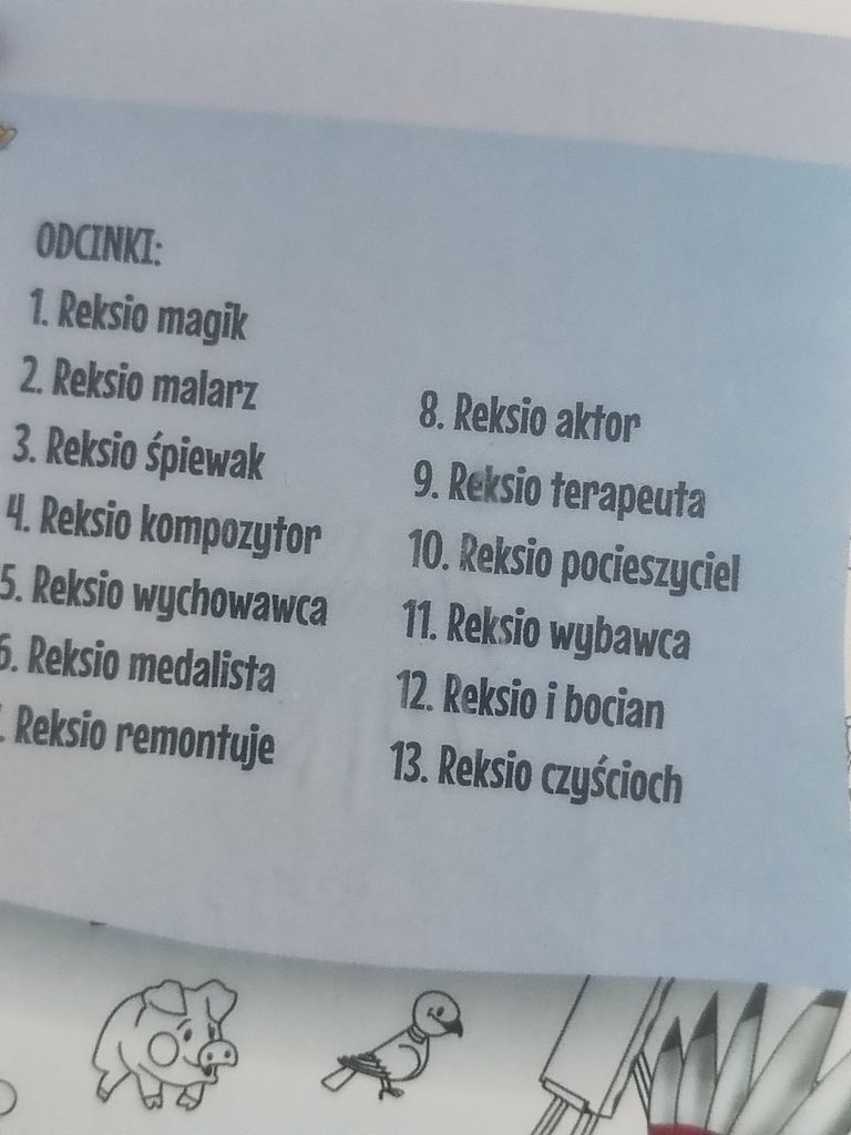 Przygody Reksia - płyta DVD