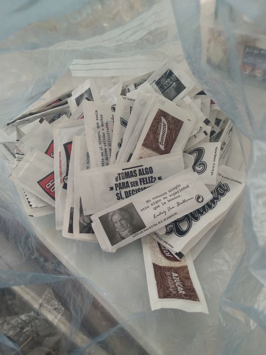 Pacotes de Açúcar do Sul  de Espanha.