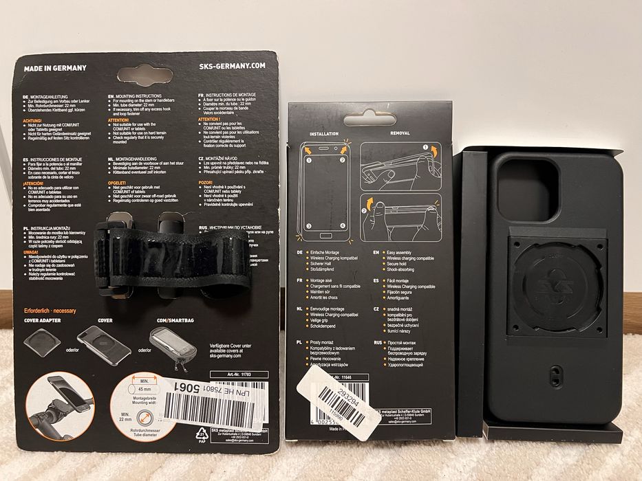 Uchwyt i etui SKS iphone 13proMAX - plus mały gratis.