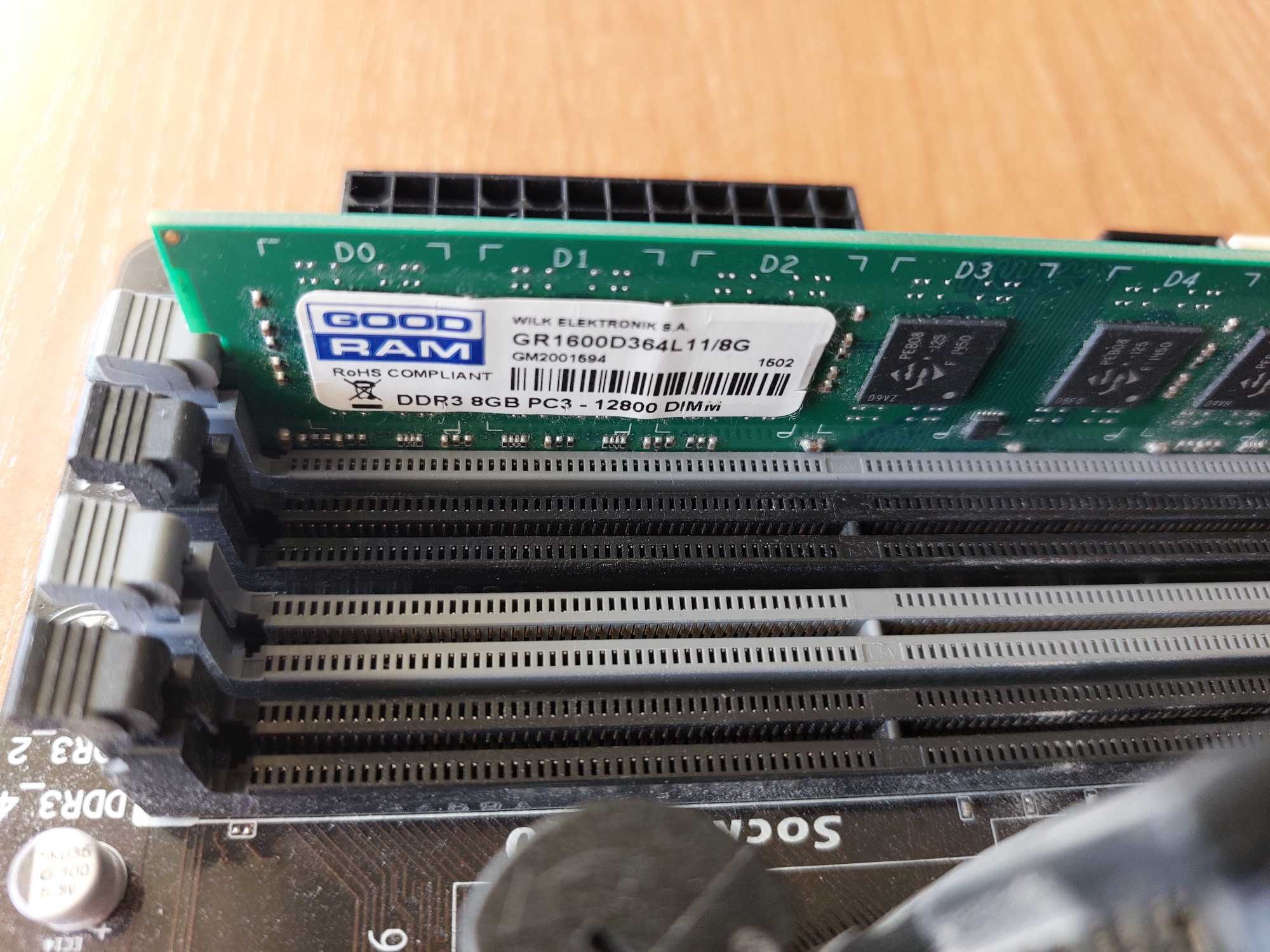 Płyta główna GIGABYTE GA-B85M-D3H + Intel i5-4460 + 8GB RAM