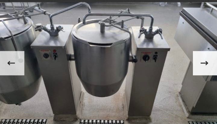 Kotły warzelne - zestaw trzech kotłów 20, 40, 60 L