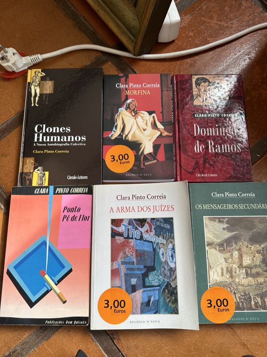 lote livros Clara Pinto Correia