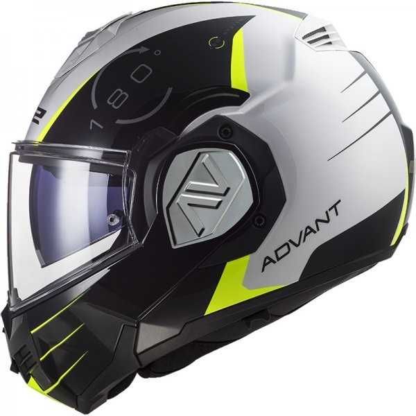 NOWY !! Kask motocyklowy LS2 FF906 Advant CODEX WHITE BLACK-06