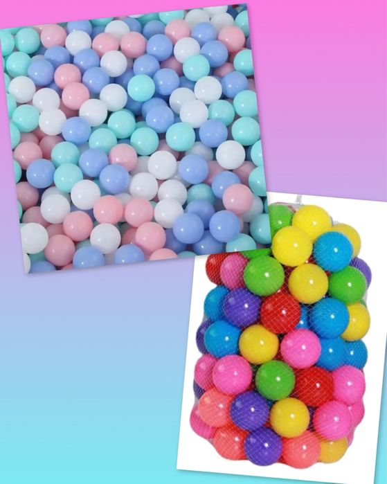 Шарики кульки для сухого басейну ігровий дитячий килимок розвиваючий