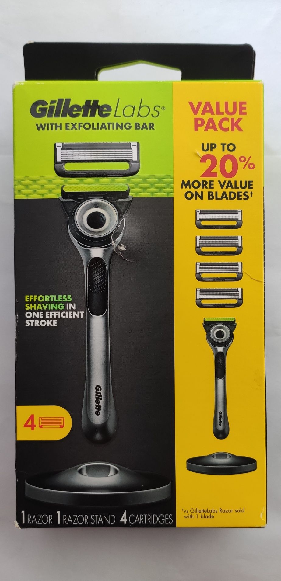 Вигідно! Gillette Labs (Станок+ подст.+4 картр.) Кращий ніж Fusion !