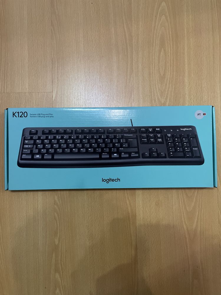 Teclado LOGITECH K120 Selado