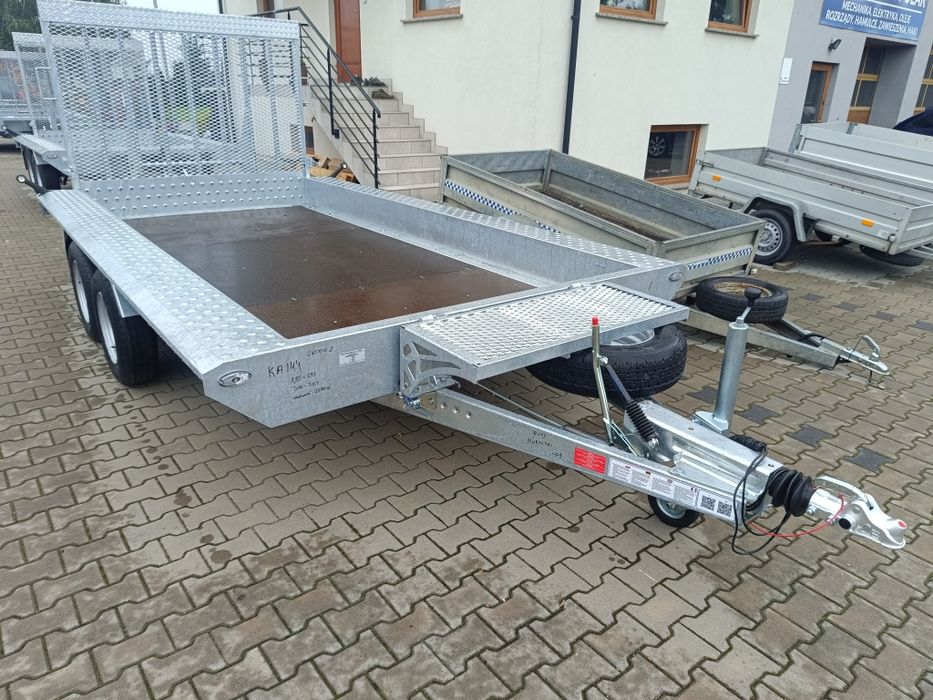 Przyczepa pod minikoparkę 3500kg duża największy wybór w Polsce od ręk