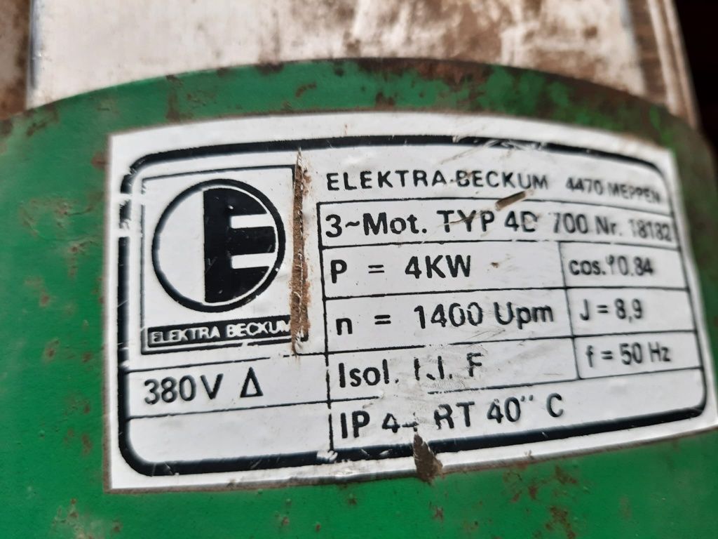 Silnik elektryczny 4 Kw 1400 obr.