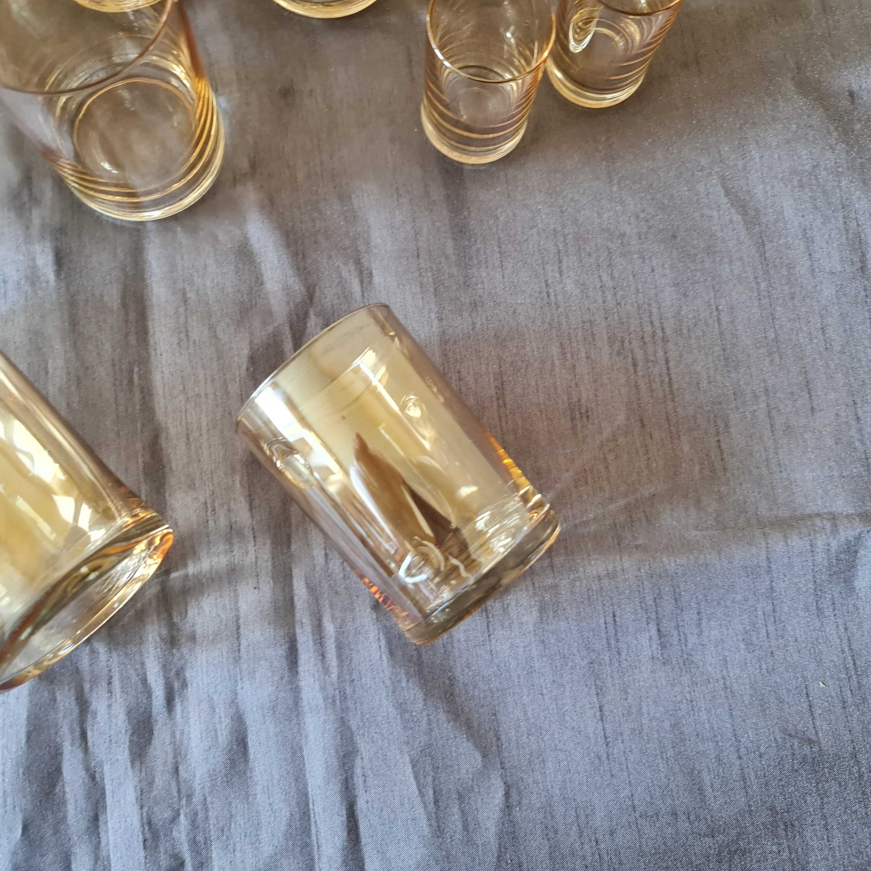 Zestaw 3-częściowy:szklanki,szklaneczki, kieliszki