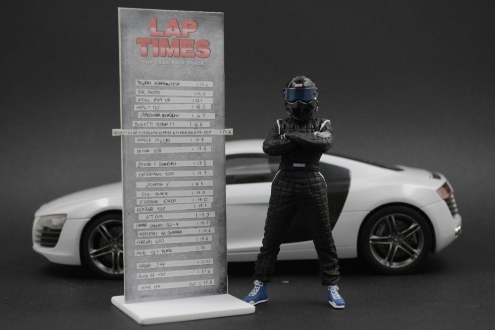 The STIG (3) czarny Figurka 1:18 Kyosho Ferrari Enzo BBR Top Gear RAR