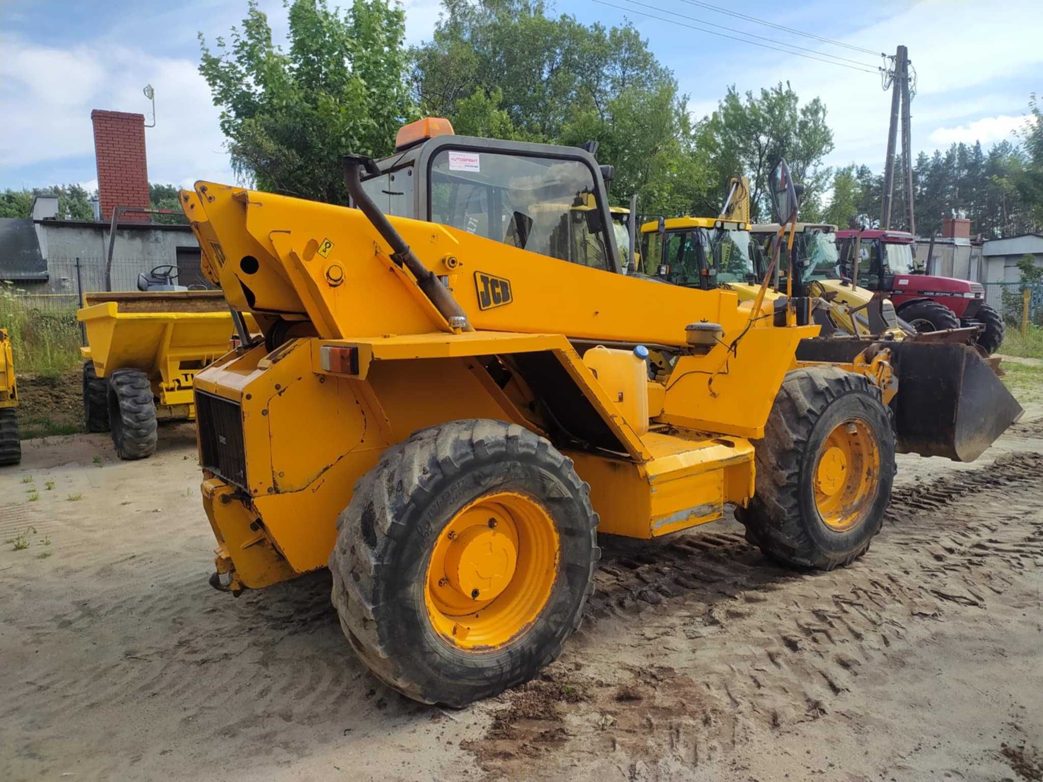 JCB 528-58 ładowarka teleskopowa Łyżka + widły  Manitou Merlo CAT