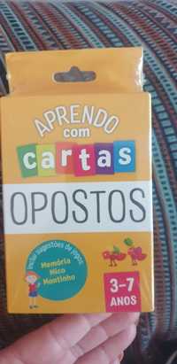 Aprendo com cartas opostos