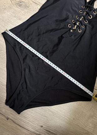 Новий спільний чорний купальник зі шнурівкою coast 2xl