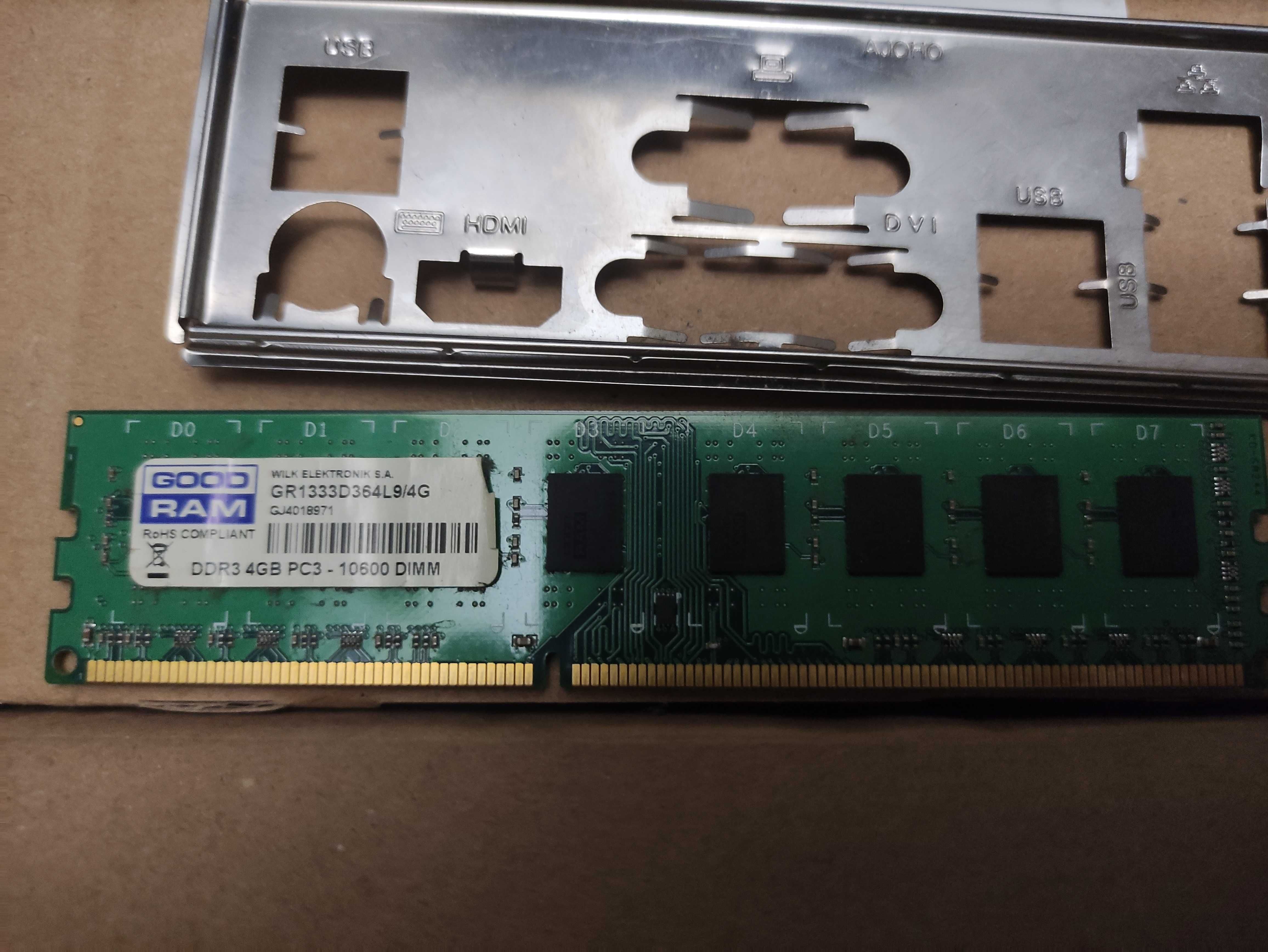 ASRock H87 Pro4 + Intel i5 4590 + 8 GB RAM / uszkodzone