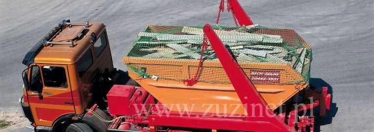 Siatka na kontener Siatka zabezpieczająca przyczepke oko 45mmx45mm 3mm