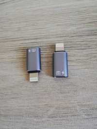 Adapter iPhone OTG USB C żeński na męski Lightning (2 szt.)
