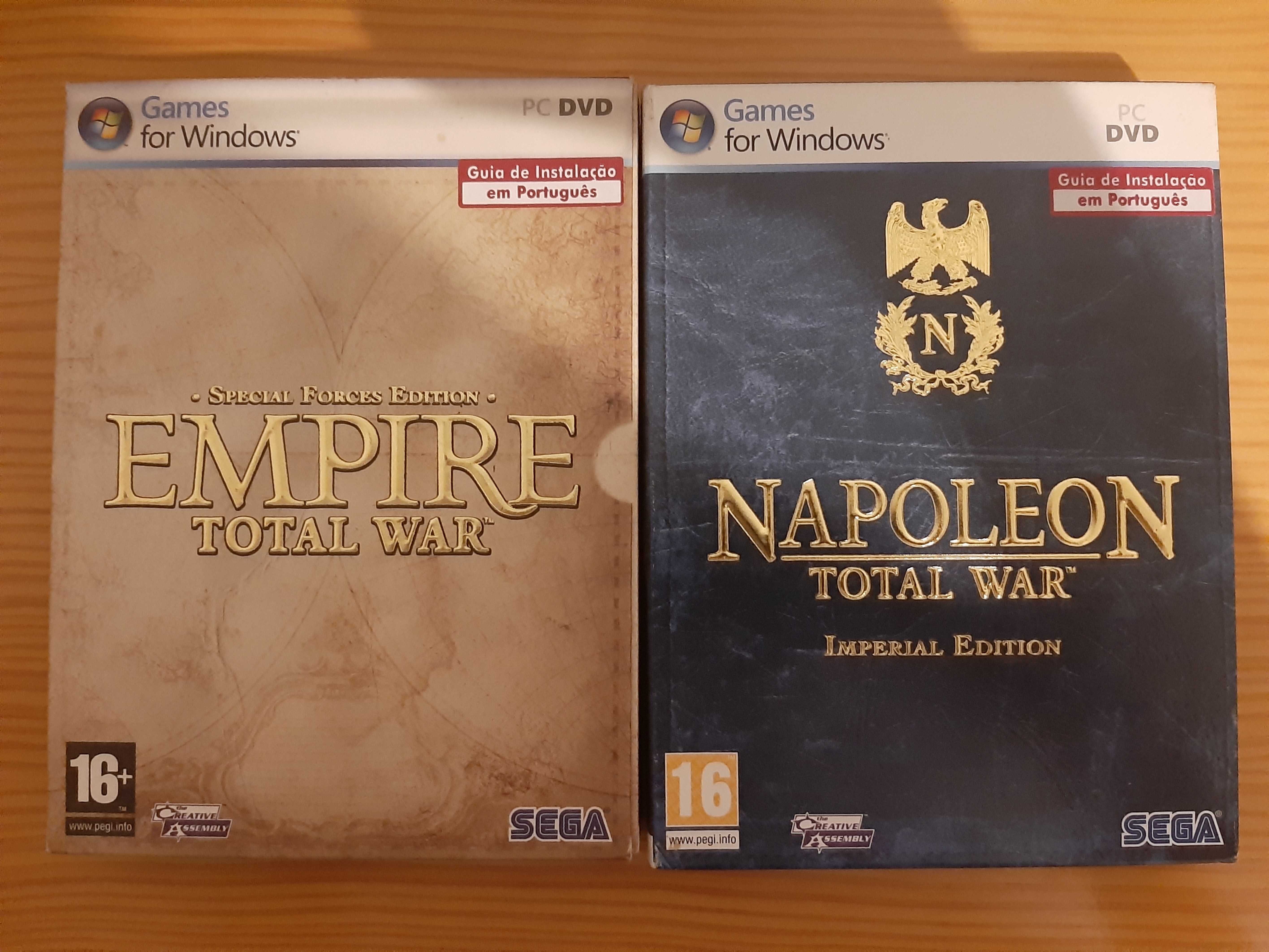 Jogos Pc empire e napoleon edições especiais