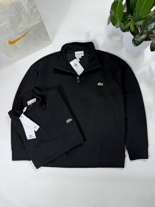 Розпродаж!!! 1/3 | Zip lacoste | Колір: Чорний