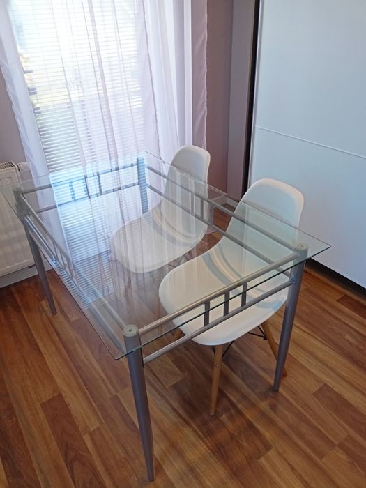 Stół szklany Jysk 120x76 stan idealny