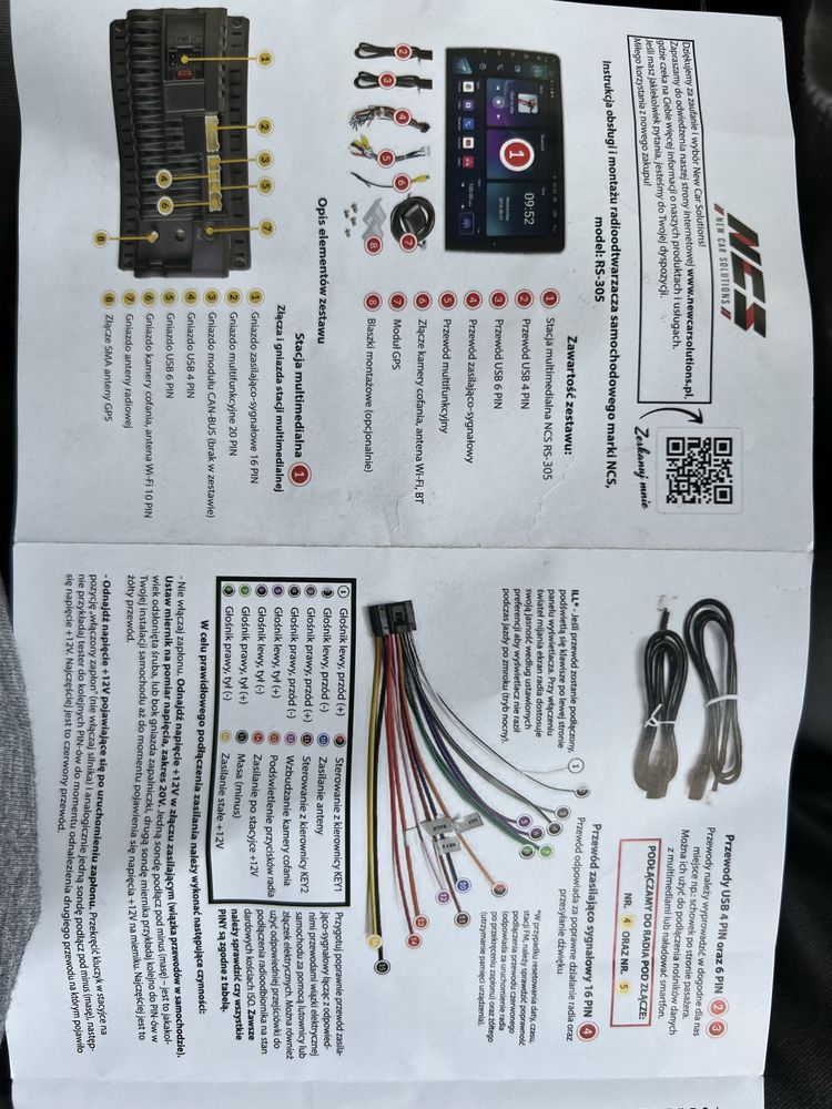Radio android NCS RS-305 Audi A 3 A4 TT
