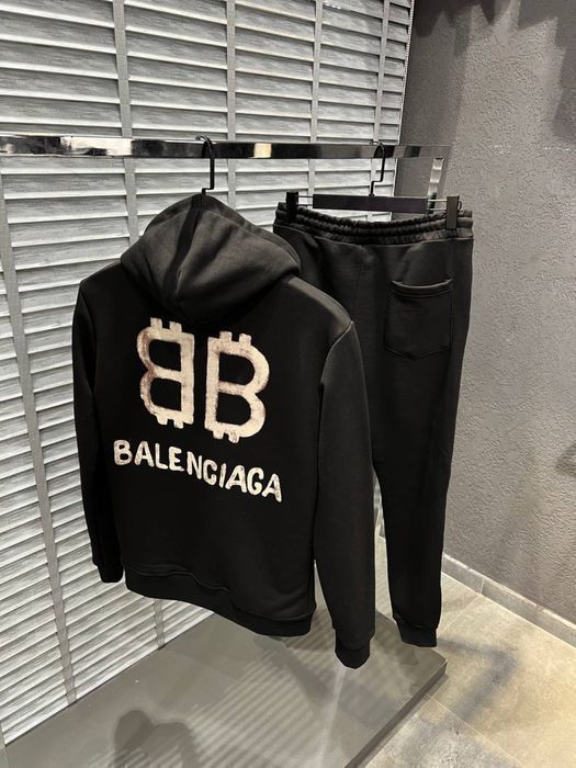 BALENCIAGA спортивный костюм мужской оверсайз худи штаны