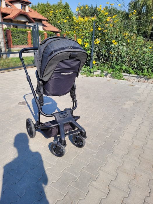 Wózek easy walker stelaż + kosz + spacerówka + gondola + / fotelik