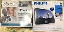 Tablete philips 7” mais suporte para banco do carro