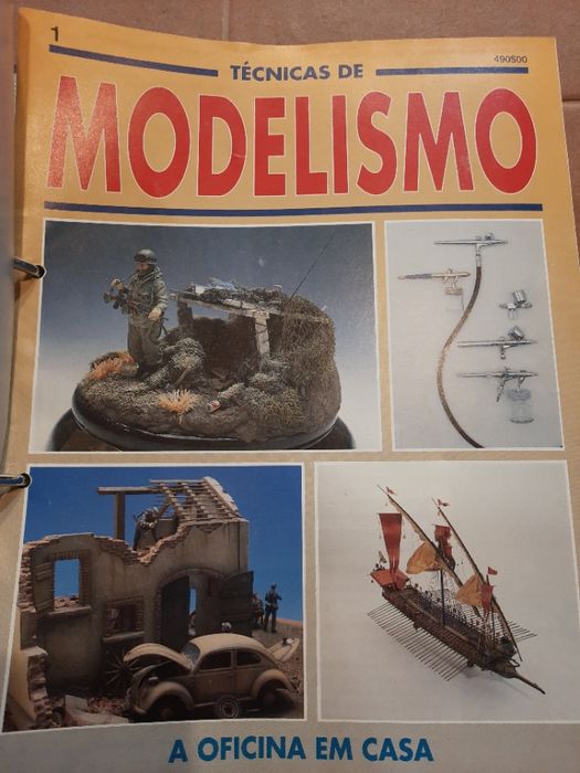 Técnicas de Modelismo - ano 1992 - 60 fascículos - COMPLETA