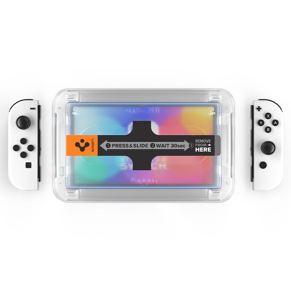 2X Szkło Hartowane Spigen Glas Ez Fit Do Nintendo Switch Oled