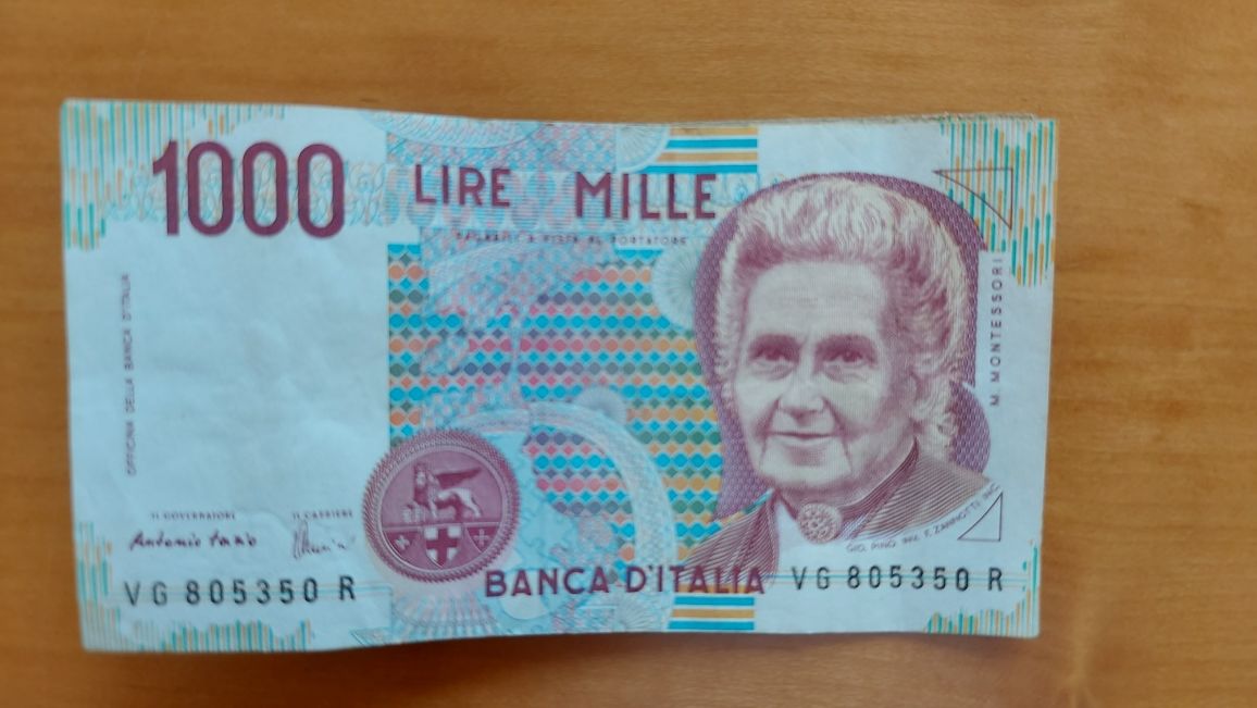 Nota de 1000 Liras