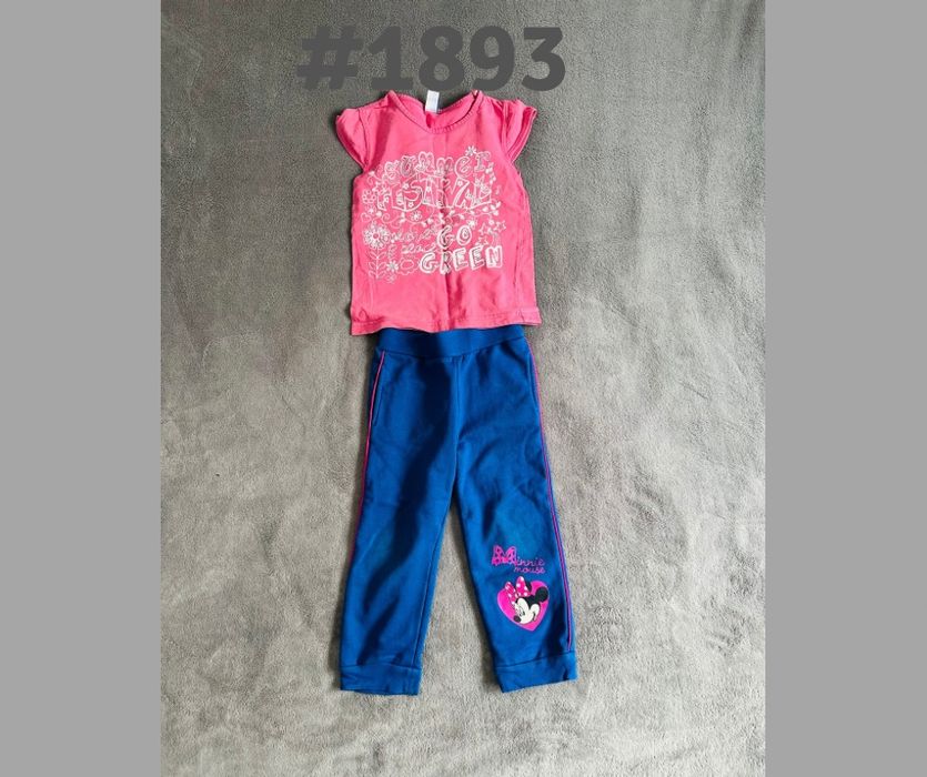 #1893 Zestaw bluzka + spodnie dresowe Myszka Minnie 110cm 5lat