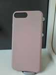 Etui na IPhone 7 8 plus zamykany z mikrofibrą silikonowy