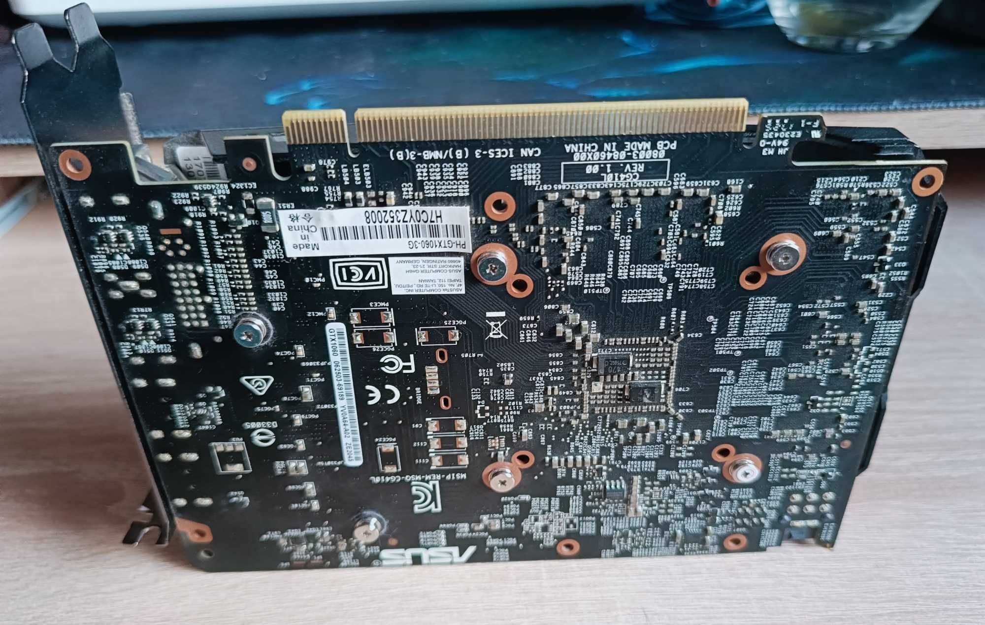 Używana Karta Graficzna do gier Asus GTX 1060 3GB Rodzaj pamięci GDDR5
