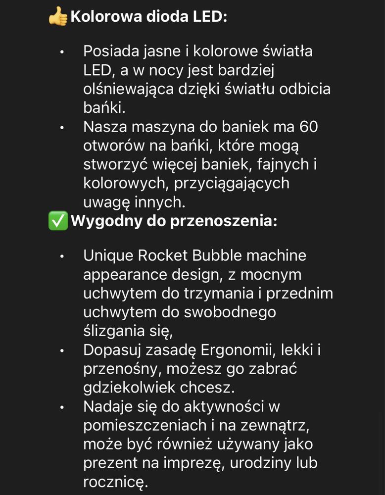 Pistolet do baniek bazuka nowy zabawka bańki niebieski