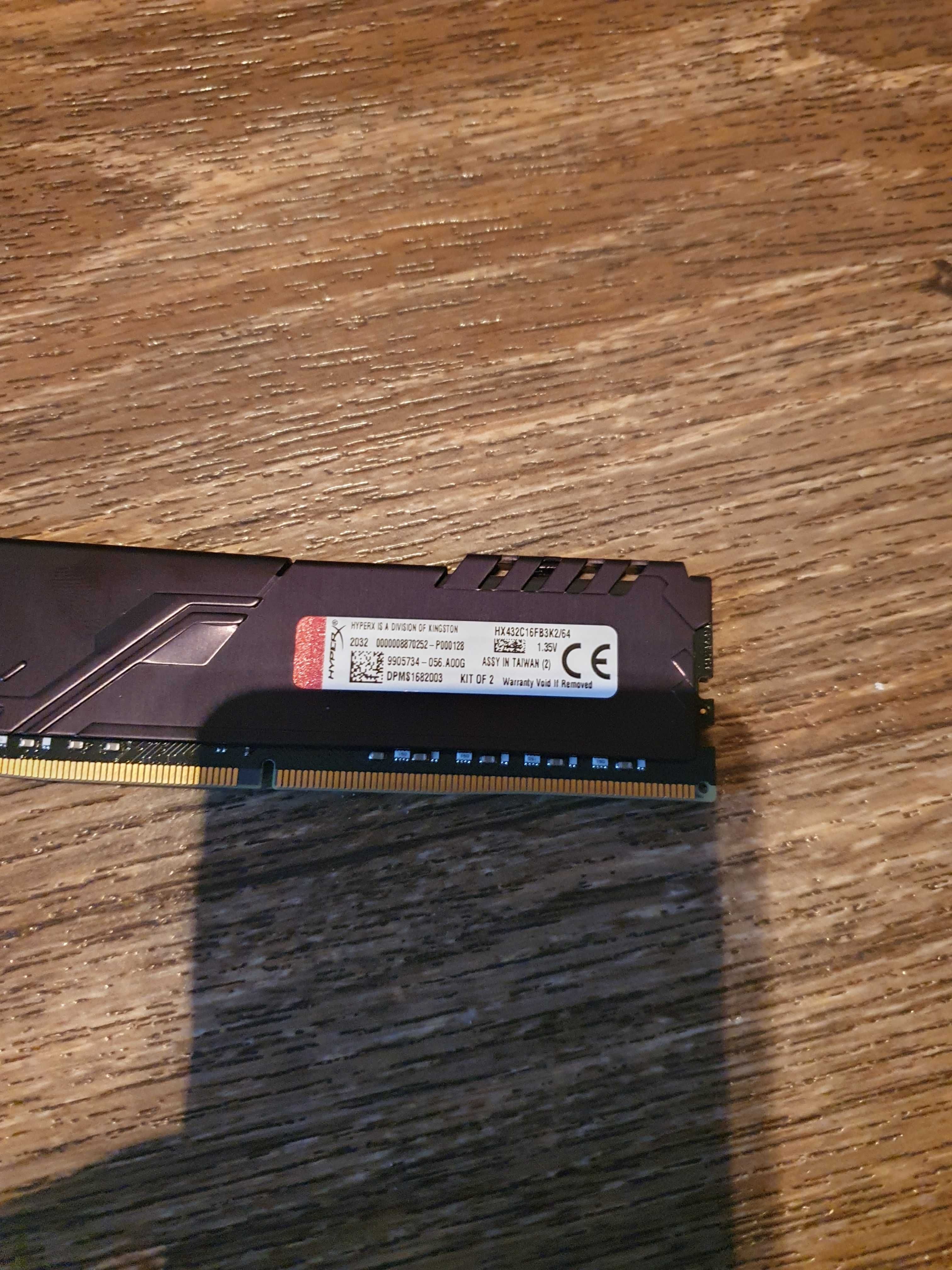 Оперативная память Kingston Fury DDR4-3200 32гб