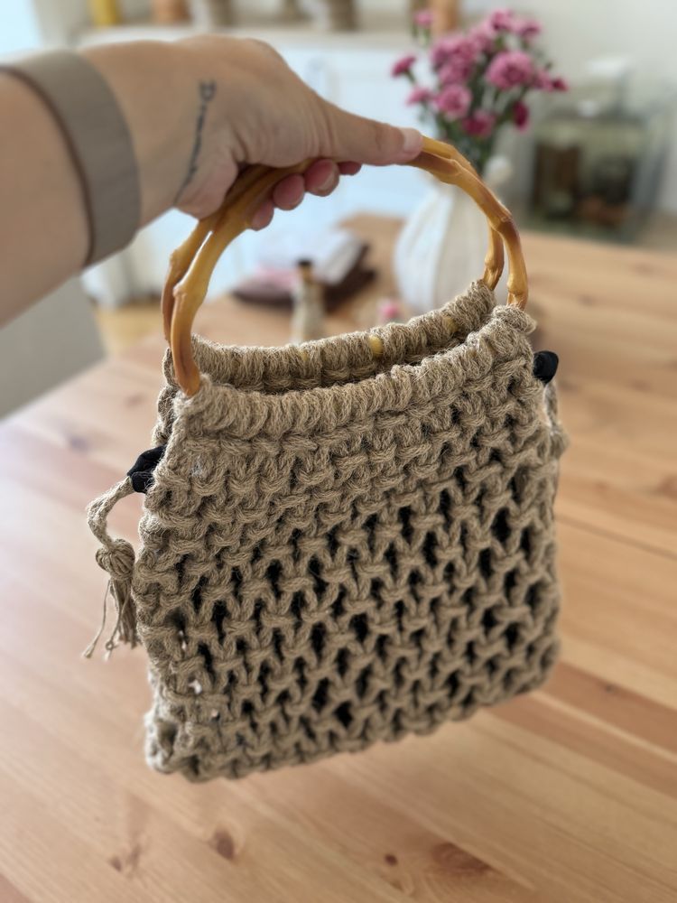 Torebka koszyk Zara boho