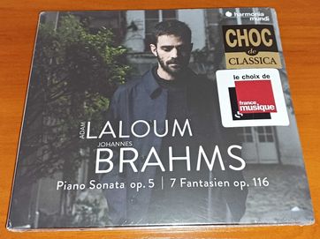 CD Brahms - Piano Sonata Op. 5, 7 Fantasien. Op. 116 (Adam Laloum)