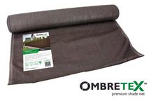 Siatka cieniująca osłonowa płot Ombretex brąz 1,5x50m 200g hurtownia