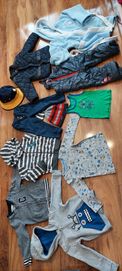 Zestaw,paka ,r.92,bluzy,spodnie narciarskie ,kurtka Denim,bluzka ,szla