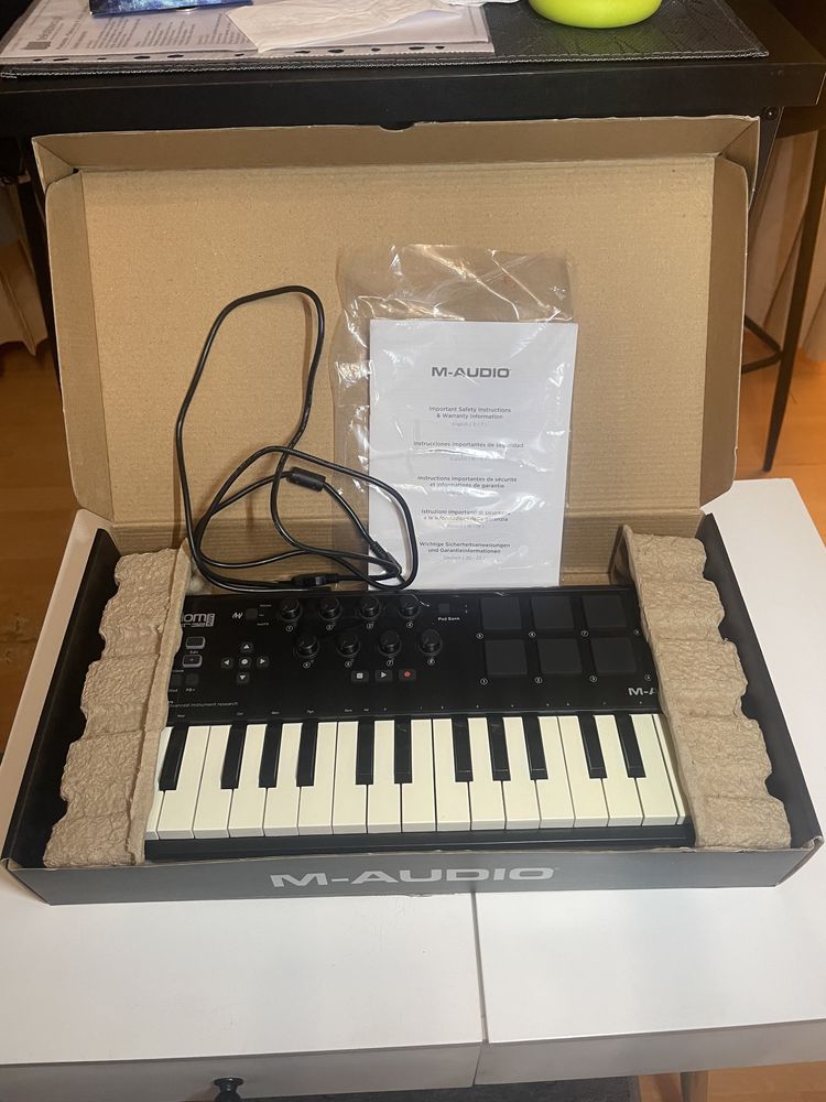 Kontroler midi m-audio mini 32 keybord klawisze