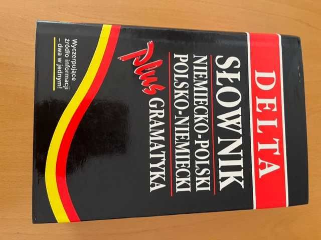 Słownik niemiecko-polski, polsko-niemiecki + gramatyka, Wyd. Delta