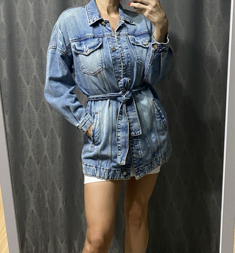 Kurtka nowa jeansowa Stradivarius