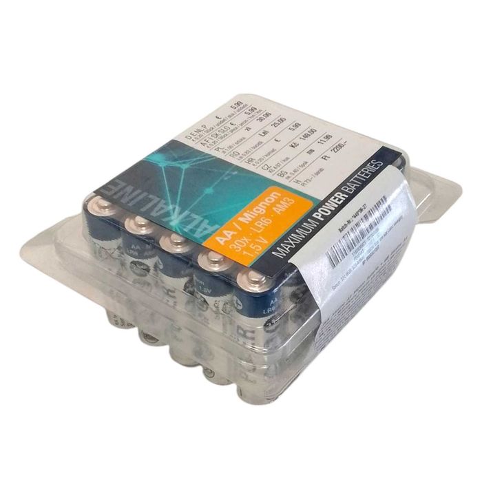 Baterie alkaliczne AA Mignon 30 sztuk