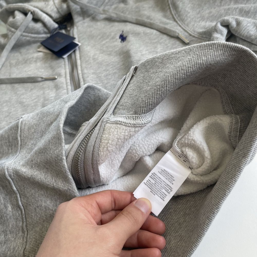 Casaco com fecho cinzento Polo Ralph Lauren com Fatura