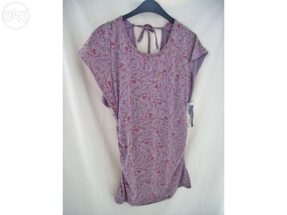 Camisola florida lilás, linda! - Tamanho S/M - NOVA!