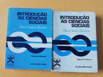2 livros Introdução às Ciências Sociais - Oscar Barata
