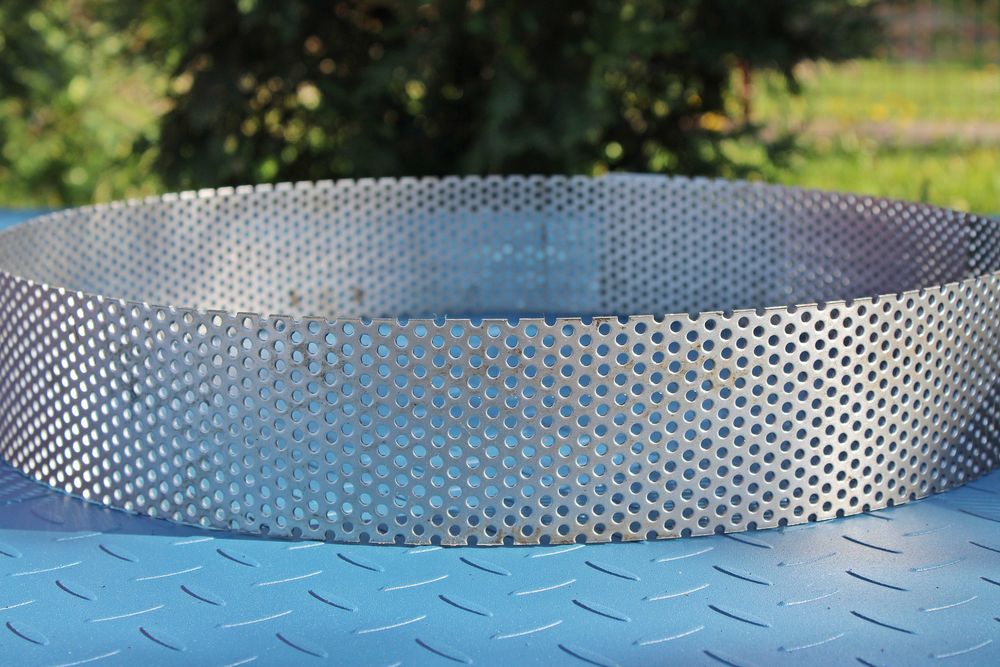 SITO 170x8cm Sita oczkowe 1700x80mm siatki sita do śrutownika Dozamech